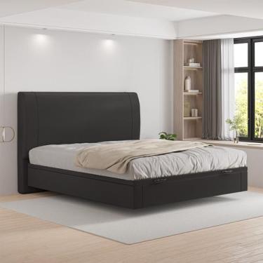 Imagem de Cama Baú Flutuante Space Queen Size material ecológico PU - Skybox - S