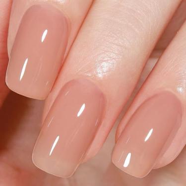 Imagem de Verniz de unhas em gel AILLSA Jelly Nude Dark Translucent 15mL