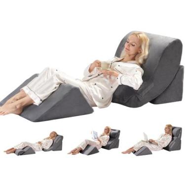 Imagem de Conjunto de travesseiros ortopédicos Bed Wedge & BBL Surgery WSOFRLAC 