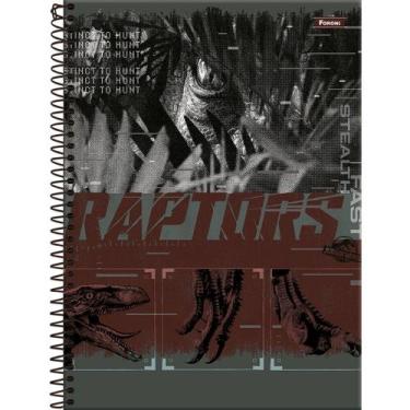 Imagem de Caderno Foroni universitário jurassic world 160 folhas