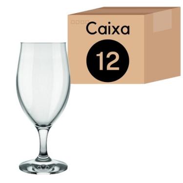 Imagem de Jogo Taças Vidro Windsor Cerveja Chopp 330ml - Kit 12 Un - Nadir Figue
