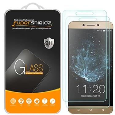 Imagem de Supershieldz (Pacote com 2) Projetado para LeEco Le S3 protetor de tela de vidro temperado, antiarranhões, sem bolhas