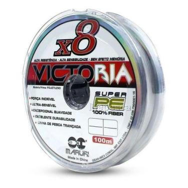 Imagem de Linha Multifilamento Victoria 8x 0,45mm 60lbs 200m - Maruri, Cinza
