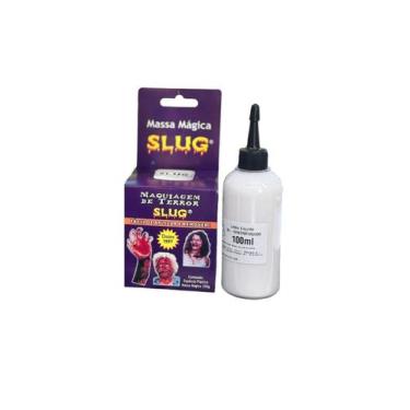 Imagem de Kit maquiagem artistica de terror látex 100ml + massa slug