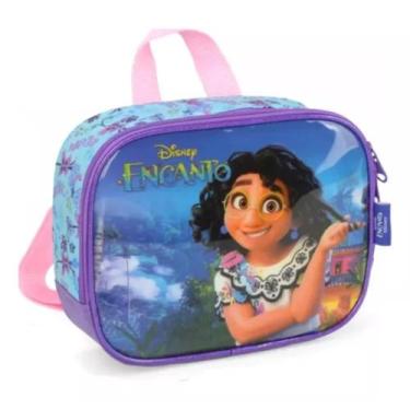 Imagem de Merendeira Lancheira Escolar Infantil Disney Encanto Roxo - Luxcel
