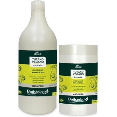 Imagem de Kit Tutano Vegano Avocado Shampoo 1L + Máscara 900ml Bothanico - Bothâ