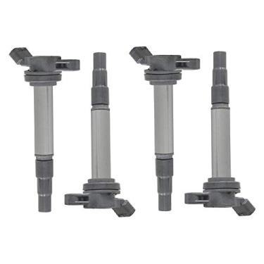 Imagem de BRTEC Pacote de 4 peças de bobinas de ignição para Toyota Corolla 2ZRFE; 2010 2011 2012 2013 2014 2015 2015 para Toyota Prius Bobinas de ignição UF-596 UF-619 C1714