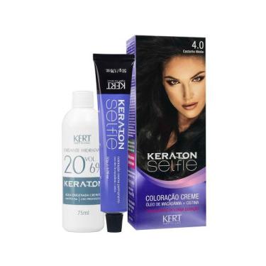 Imagem de Tintura Keraton Selfie 4.0 Castanho Médio