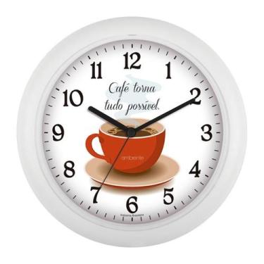 Imagem de Relogio par.rd 24,5cm cafe ambient - AMBIENTE