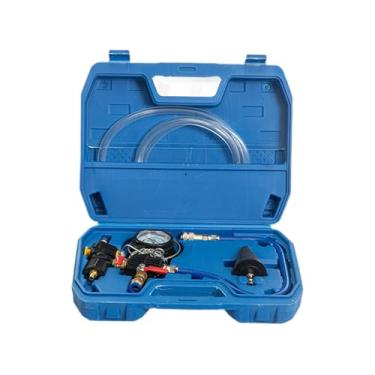 Imagem de KiBcsLic Conjunto de recarga de vácuo para líquido de arrefecimento com estojo de transporte, ferramenta portátil multiuso para enchimento de líquido de