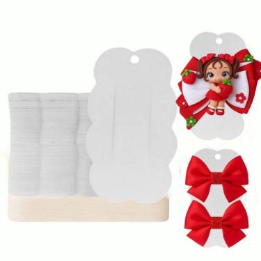 Imagem de 50 Cartelas Tag Hair Clips para Laços/Presilhas/Bico de Patos/Embalage
