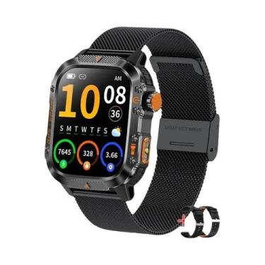 Imagem de Relógio Inteligente Militar Masculino Com GPS, Tela AMOLED De 2.01 Pol