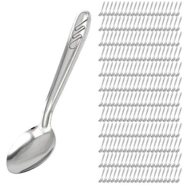 Imagem de Jogo 240Peças Colher De Sobremesa Talher De Mesa Restaurante - UNIVEND