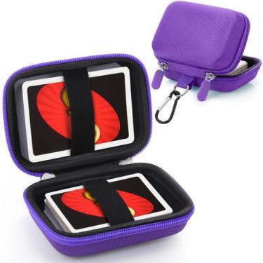 Imagem de Estojo de cartas de baralho Sanwuta EVA Hard Travel Case roxo x2