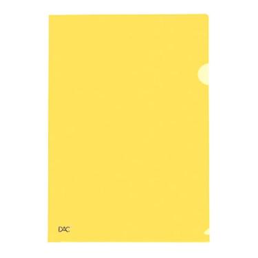 Imagem de Pasta L A4 Amarela Dac Com 10 Unidades