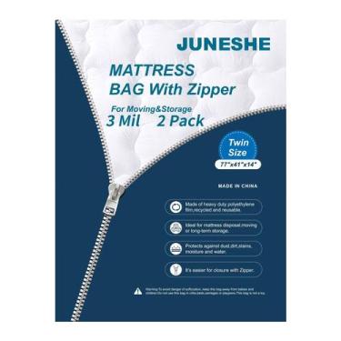 Imagem de Sacos de colchão JUNESHE 2 Twin Waterproof Moving Storage