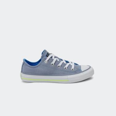 Imagem de Tênis Menino Converse All Star Azul Jeans/Amarelo CK10080012