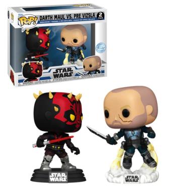 Imagem de Funko Pop Star Wars Darth Maul VS Pre Vizsla 2-Pack