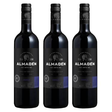 Imagem de Kit 03 Un. Vinho Tinto Seco Miolo Almadén Shiraz 750ml