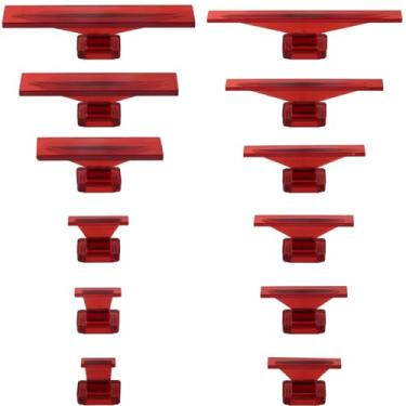 Imagem de OMYZERO Abas para extrator de amassados, 12 peças de abas de remoção de amassados de carroceria, ferramenta de reparo de amassados sem pintura, abas de cola com ventosa de gelo para reparo de