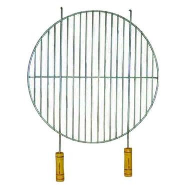 Imagem de Grelha Redonda Galvanizada P/ Churrasqueira 45Cm Diâmetro