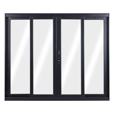 Imagem de Janela De Alumínio De Correr 120x200x6,5cm 4 Folhas Vidro Liso Topsul Esquadrisul