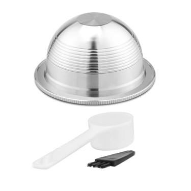 Imagem de Kit de cápsulas de café recarregáveis de aço de 230 ml para máquina de café NESPRESSO Vertuoline GCA1