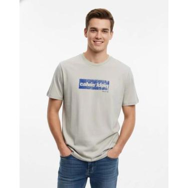 Imagem de Camiseta Calvin Klein Verde logomarca Ck New York City - 4RC819G-100-Masculino