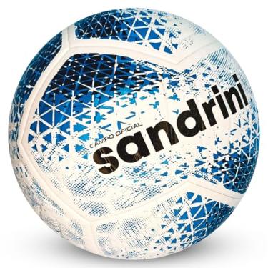 Imagem de Bola de Futebol Force SR900 Campo Sandrini Oficial Resistente Grama (Branco e Azul)