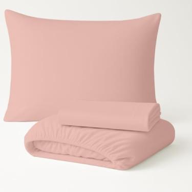 Imagem de Jogo De Lençol Duplo 3 Peças Micro Percal Arte Cazza Azul Solteiro King