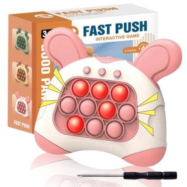 Imagem de Brinquedo Push Toy ladylead Quick Push com luzes para 4-8 anos, rosa