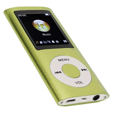 Imagem de Leitor de MP4, leitor de MP3, leitor de música portátil, som sem perdas, tela LCD fina de 1,8 polegadas, suporta cartão SD de memória de até 64 G (verde)