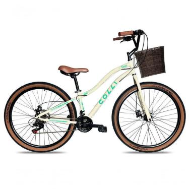 Imagem de Bicicleta Viena Aro 29 Freio Disco 21v Com Cestão Colli Cor Bronze Tamanho Do Quadro 17