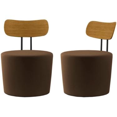 Imagem de Kit 2 Poltronas Decorativas Lua Veludo Sl 942 Moll Sl 942