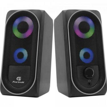 Imagem de Caixa De Som Gamer Multimídia Fortrek Black Hawk Rgb Preta [f002]