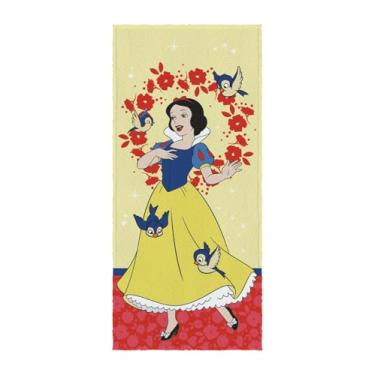 Imagem de Toalha Felpuda de Banho Estampada Branca de Neve 60 cm x 1,20 m Com 1 peça