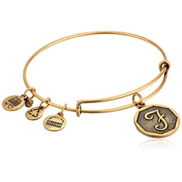 Imagem de Alex and Ani Pulseira expansível inicial de arame, 6,3 cm, X, Pedra preciosa, Sem pedras preciosas