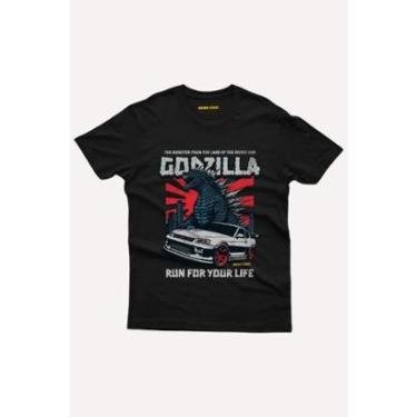Imagem de Camiseta Nerd Chic Godzilla, O Rei Dos Monstros-Unissex