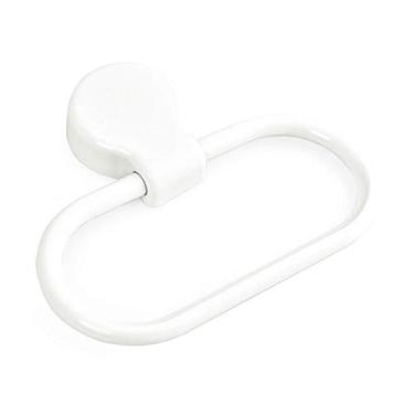Imagem de Toalheiro branco Suporte de mão para suporte de toalha adesivo de banheiro, anel de toalha, cabide de pano de cozinha, barras de toalha de banho