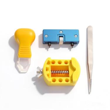 Imagem de Griscrad Kit de ferramentas de substituição da bateria do relógio para remoção traseira do relógio e substituição da pulseira