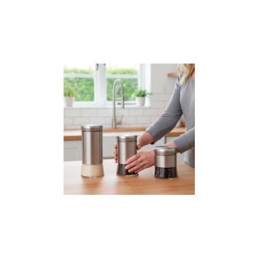 Imagem de Kit 3 Potes em Vidro com Tampa Inox, 870ml/1260ml/2130ml, Transparente, para Armazenamento de Alimentos