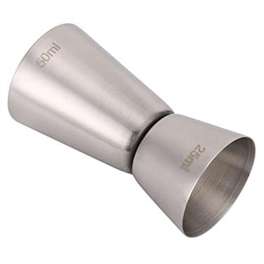 Imagem de HEEPDD Copo de Medição de Vinho Em Aço Inoxidável 304, Copo Medidor de Coquetel para Bartender e Uso Doméstico, Capacidade de 50/25 Cc de Vinho Em Aço Inoxidável 304, Cozinha Dupla (Tamanho grande