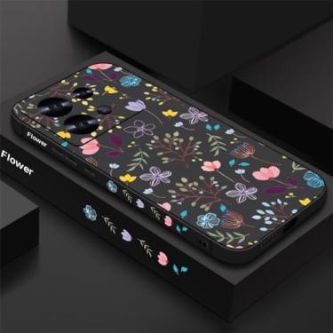 Imagem de Capa para Xiaomi Poco X6 X5 F6 11T 13T Pro Redmi Note 13 14 4G 12 13 14 Pro Plus 5G em TPU, A089 Preta, para Redmi Note 12 Pro 5G