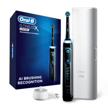 Imagem de Escova de dentes elétrica Oral-B Genius X Limited com cabeça de escova