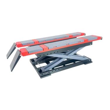 Imagem de Esquirla Elevador de carros em escala 1/18, acessório para oficina de reparos, decoração de dioramas, ferramenta para garagem.