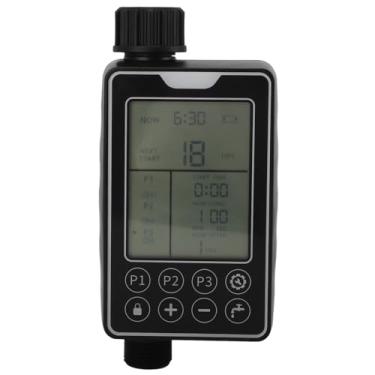 Imagem de Luocute Temporizador de Aspersão Inteligente, Grande Tela Sensível Ao Toque, Temporizador de água Automático Com Ajuste de Clima, para system de Irrigação de Quintal, Gramado de Jardim