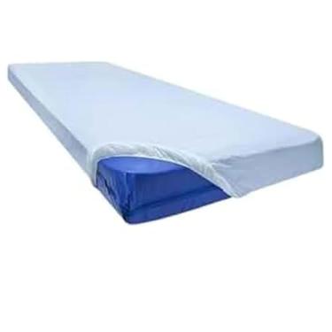 Imagem de Capa Protetora de Colchão Queen, Plástico PVC Branco, Impermeável, Elástica, 188x138cm, Vapt Vupt