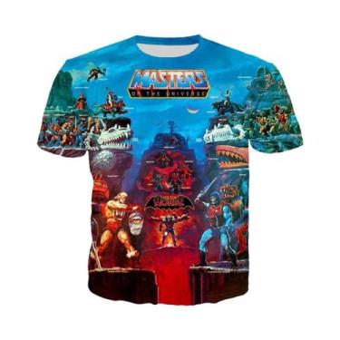 Imagem de Camiseta Unissex Oversized Com Estampa 3D He-Man Masters of the Univer