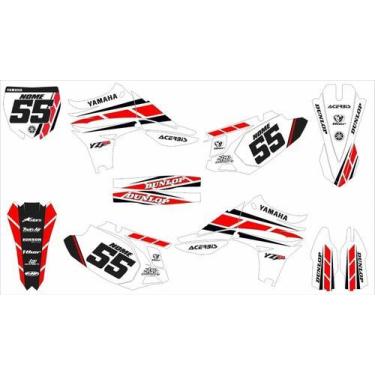 Imagem de Adesivo Moto Cross Trilha Yamaha Yz 450f 2010 A 2013 Lm283 - ORAJET