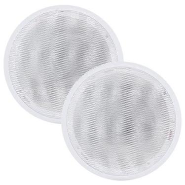 Imagem de Kit 2 Arandela Alto Falante Som Ambiente Acustica Teto Parede Embutir 